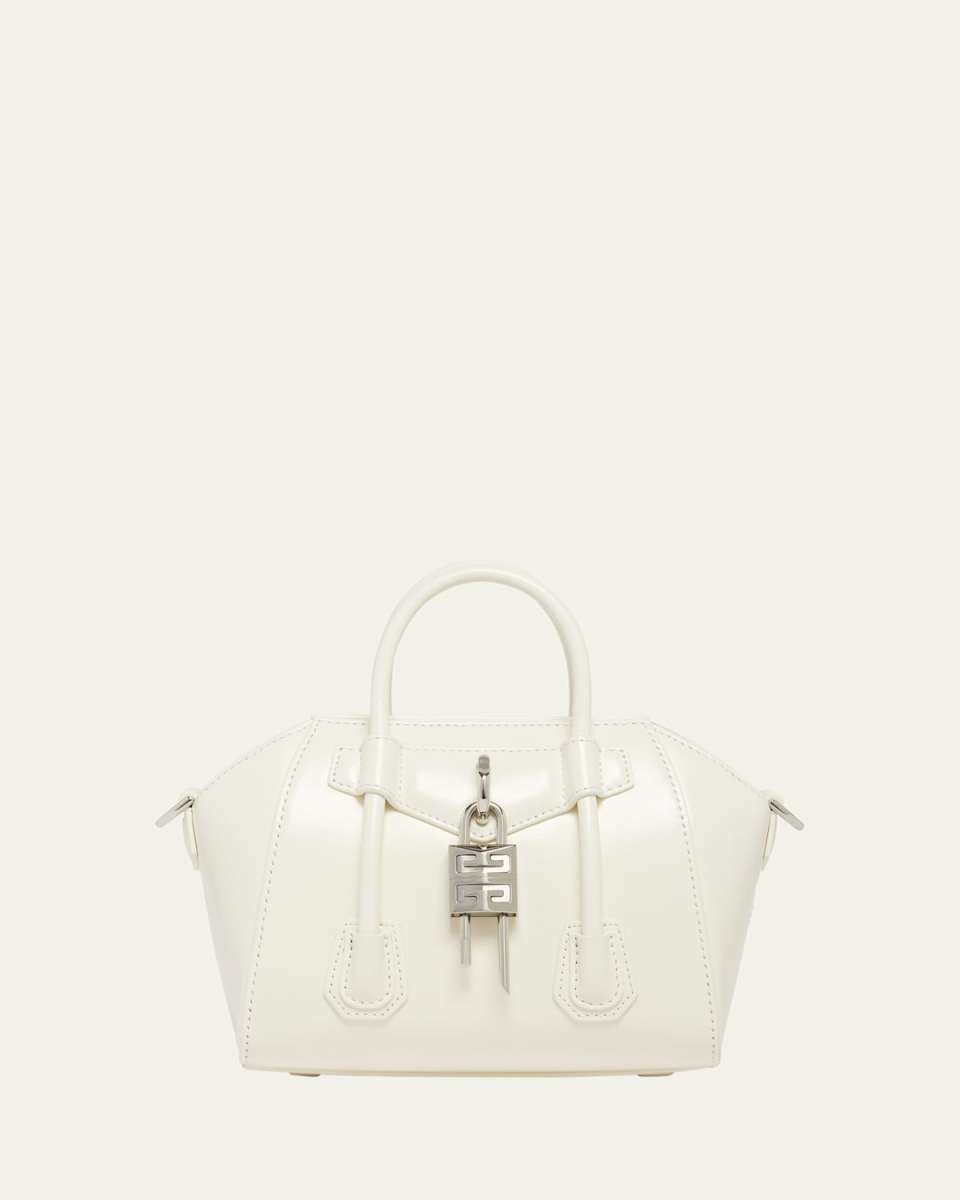 Antigona Lock Toy Top-Handle Bag in Leather
